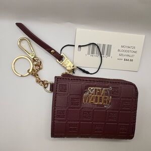 Steve Madden Bzela Wallet in Bloodstone NWT